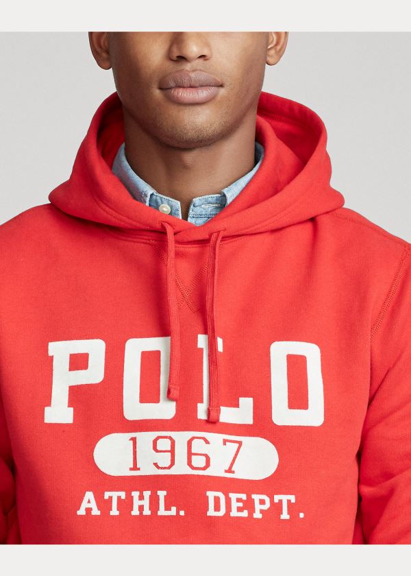 Polo Ralph Lauren Muške Duksevi Najbolje Cene - Polo Ralph Lauren Fleece  Graphic Hoodie Crvene