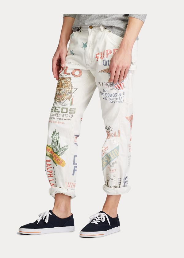 ralph lauren graphic carpenter pants