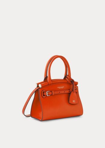 Ralph Lauren Ostrich Medium Rl50 Handbag in Brown